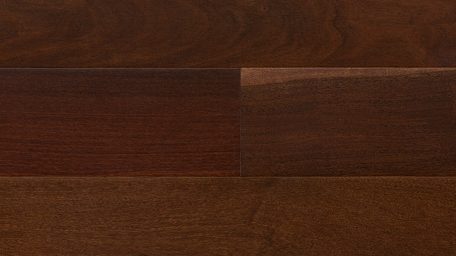 Fotografia de um piso de madeira ipê